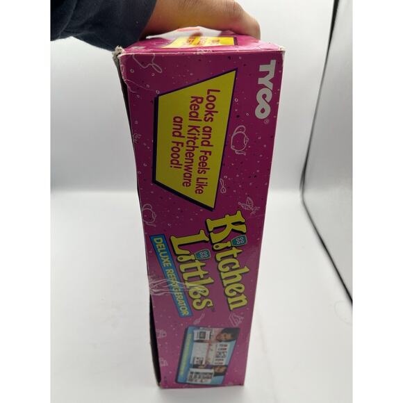 Vintage Tyco Kitchen Littles Deluxe Refrigerator Set Brand New - Picture 8 of 13